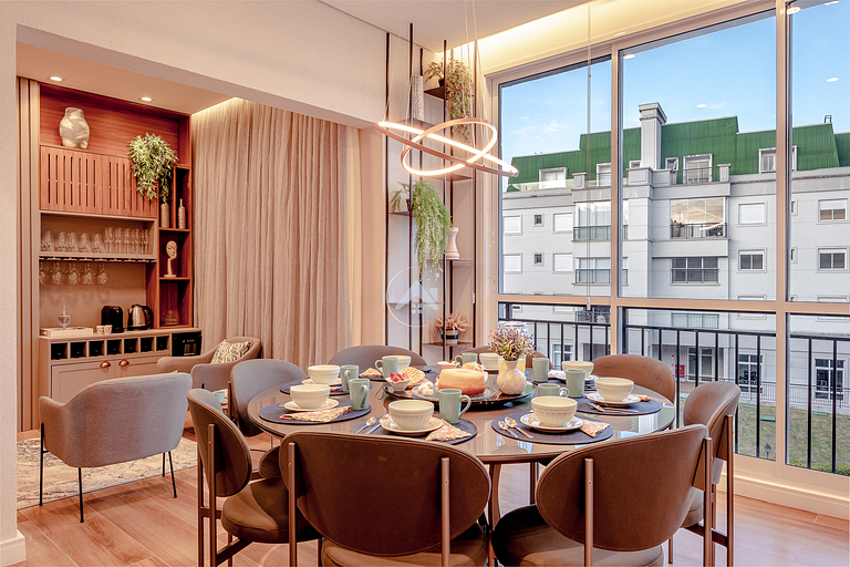 Moderna cobertura duplex com 4 suítes em condomínio com laze