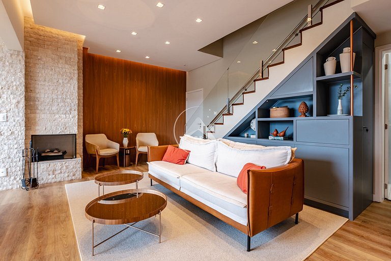 Elegante cobertura: 4 suítes c/ conforto e lazer