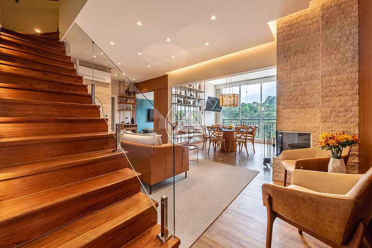 Elegante cobertura: 4 suítes c/ conforto e lazer